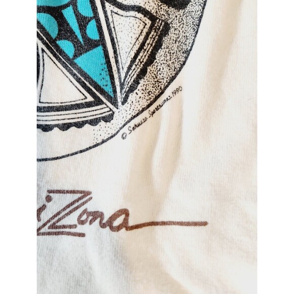 Best Fruit Of The‎ Loom Arizona Shirt XL Made USA Vintage Single Stitch - Picture 4 of 6